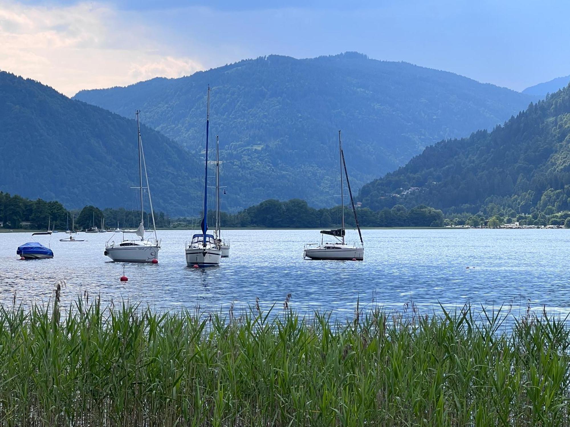 Ferienwohnung Mit Seeblick - Ossiacher See Gerlitzen Sattendorf Esterno foto